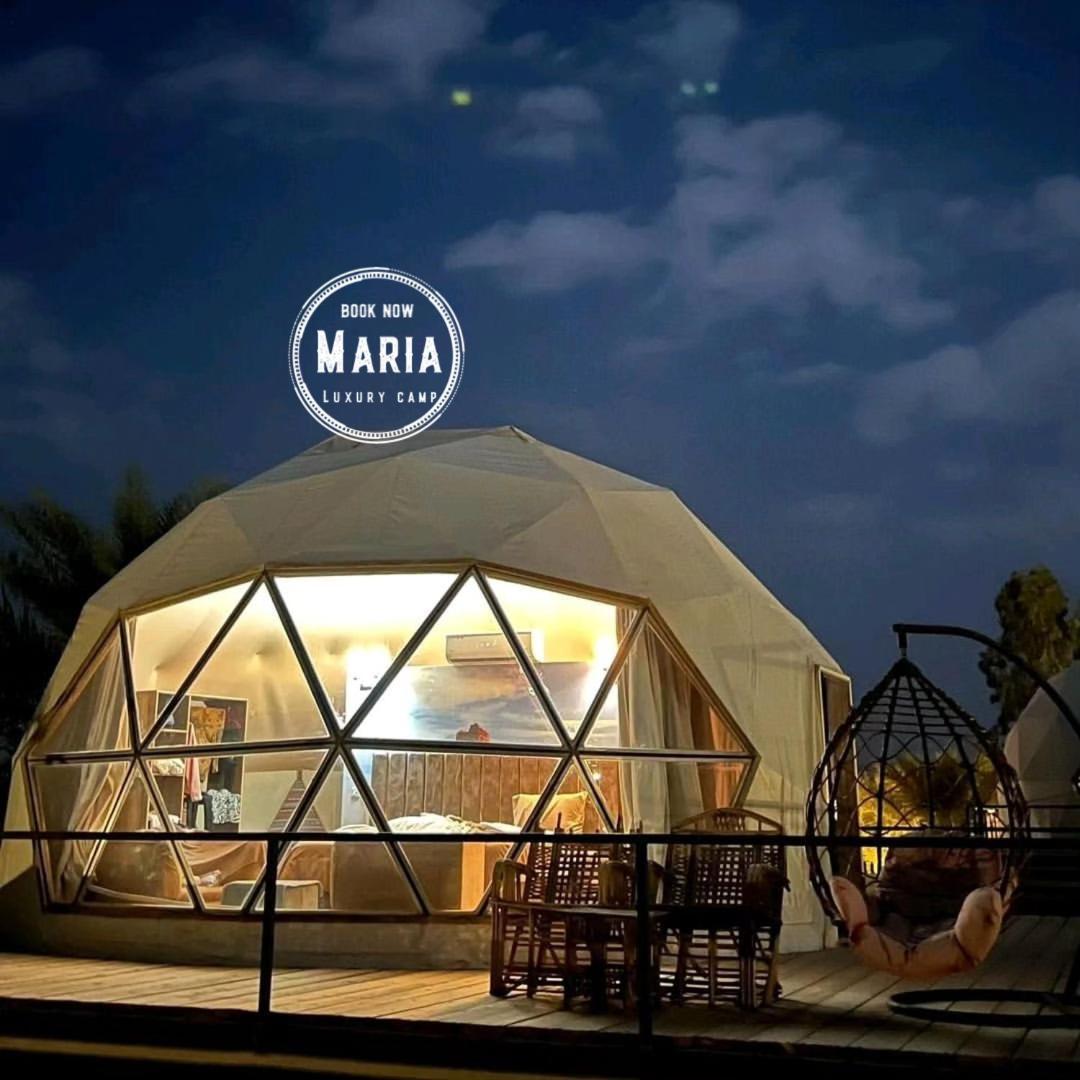 Rum Maria Luxury Camp & Bubble Rooms Wadi Rum Esterno foto