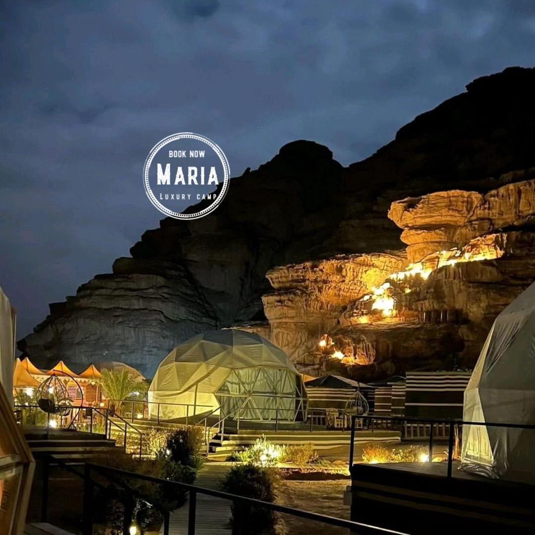 Rum Maria Luxury Camp & Bubble Rooms Wadi Rum Esterno foto