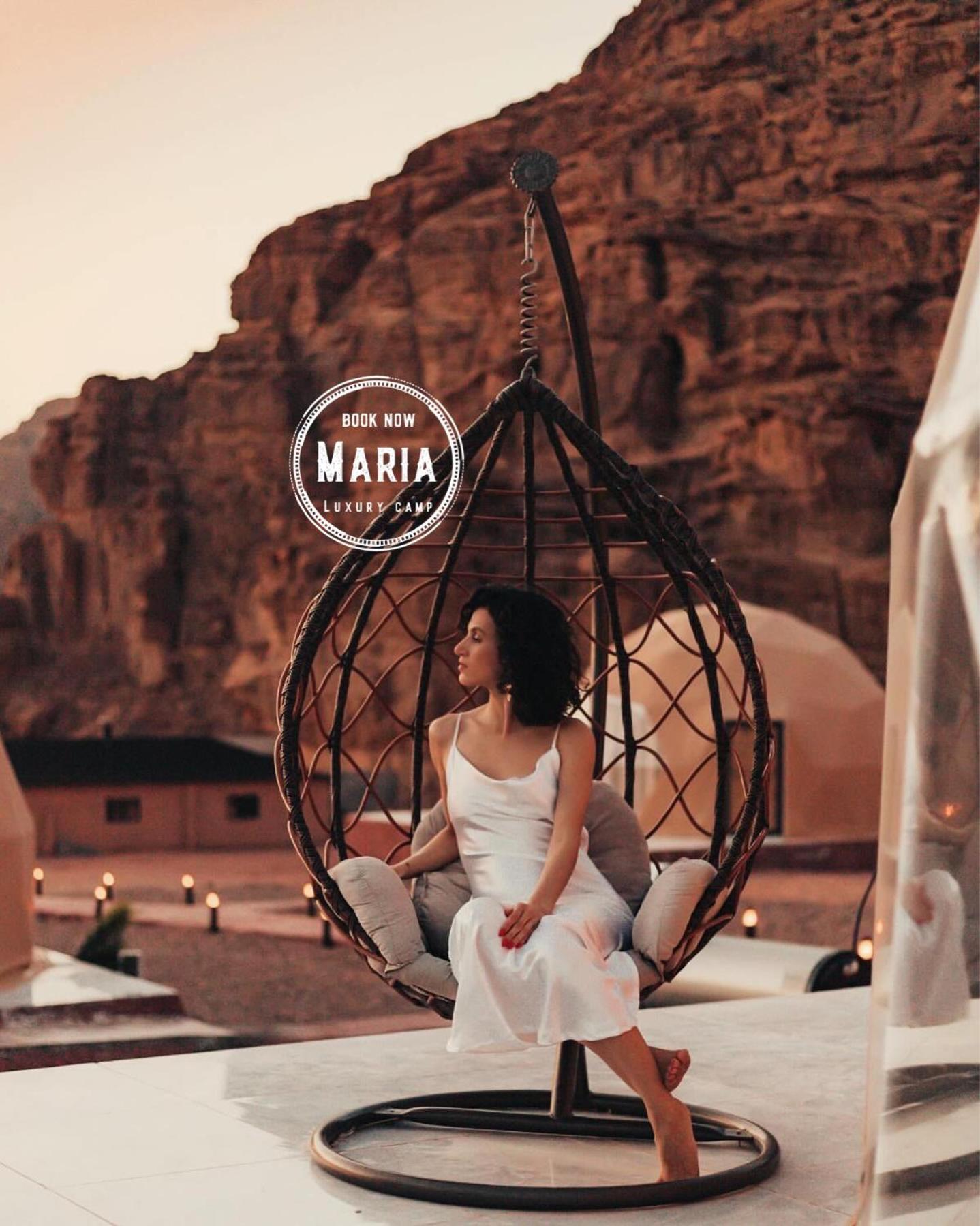 Rum Maria Luxury Camp & Bubble Rooms Wadi Rum Esterno foto