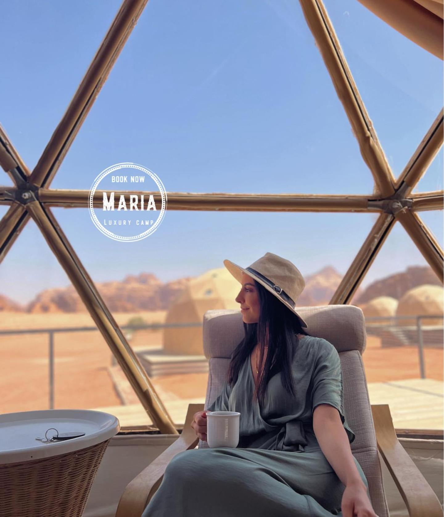 Rum Maria Luxury Camp & Bubble Rooms Wadi Rum Esterno foto